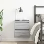 Mesilla de noche de pared gris Sonoma 38x34x40 cm de , Mesitas de noche - Ref: Foro24-861257, Precio: 48,05 €, Descuento: %