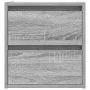 Mesilla de noche de pared gris Sonoma 38x34x40 cm de , Mesitas de noche - Ref: Foro24-861257, Precio: 48,05 €, Descuento: %