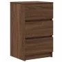 Mesillas de noche con 3 cajones 2 uds roble marrón 39x35x65 cm by , Nightstands - Ref: Foro24-861350, Price: 106,33 €, Discou...