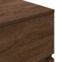 Mesillas de noche con 3 cajones 2 uds roble marrón 39x35x65 cm by , Nightstands - Ref: Foro24-861350, Price: 106,33 €, Discou...