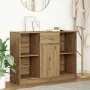Aparador con cajón roble artisian 101x35x76cm madera ingeniería by , Sideboards - Ref: Foro24-861570, Price: 88,86 €, Discoun...