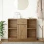 Aparador con cajón roble artisian 101x35x76cm madera ingeniería by , Sideboards - Ref: Foro24-861570, Price: 88,86 €, Discoun...