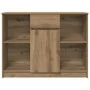 Aparador con cajón roble artisian 101x35x76cm madera ingeniería by , Sideboards - Ref: Foro24-861570, Price: 88,86 €, Discoun...