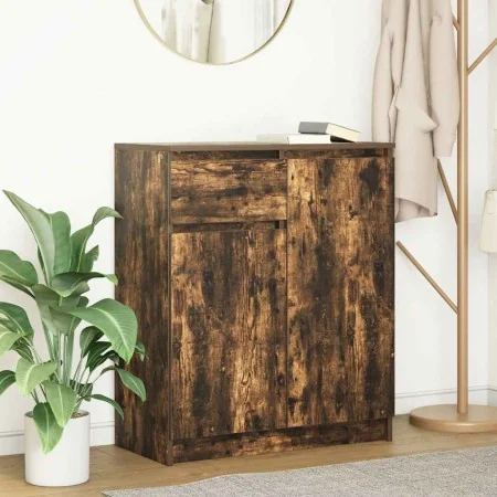 Aparador con cajón roble ahumado 71x35x84 cm madera ingeniería von , Sideboards - Ref: Foro24-861593, Preis: 86,03 €, Rabatt: %