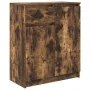 Aparador con cajón roble ahumado 71x35x84 cm madera ingeniería von , Sideboards - Ref: Foro24-861593, Preis: 86,03 €, Rabatt: %