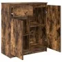 Aparador con cajón roble ahumado 71x35x84 cm madera ingeniería von , Sideboards - Ref: Foro24-861593, Preis: 86,03 €, Rabatt: %