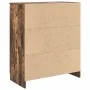 Aparador con cajón roble ahumado 71x35x84 cm madera ingeniería von , Sideboards - Ref: Foro24-861593, Preis: 86,03 €, Rabatt: %