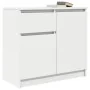 Aparador con cajón blanco 71x35x65 cm madera de ingeniería by , Sideboards - Ref: Foro24-861598, Price: 78,86 €, Discount: %