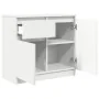 Aparador con cajón blanco 71x35x65 cm madera de ingeniería by , Sideboards - Ref: Foro24-861598, Price: 78,86 €, Discount: %