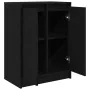 Aparador de madera de roble negro 57x34x76 cm von , Sideboards - Ref: Foro24-861617, Preis: 73,86 €, Rabatt: %