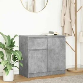 Aparador con cajón gris hormigón 71x35x65 cm madera ingeniería by , Sideboards - Ref: Foro24-861601, Price: 75,01 €, Discount: %