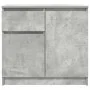 Aparador con cajón gris hormigón 71x35x65 cm madera ingeniería by , Sideboards - Ref: Foro24-861601, Price: 75,01 €, Discount: %