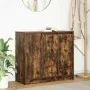 Aparador roble ahumado 85x34x76 cm madera de ingeniería by , Sideboards - Ref: Foro24-861629, Price: 89,06 €, Discount: %