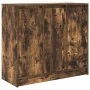Aparador roble ahumado 85x34x76 cm madera de ingeniería by , Sideboards - Ref: Foro24-861629, Price: 89,06 €, Discount: %
