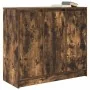 Aparador roble ahumado 85x34x76 cm madera de ingeniería by , Sideboards - Ref: Foro24-861629, Price: 89,06 €, Discount: %