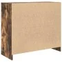 Aparador roble ahumado 85x34x76 cm madera de ingeniería by , Sideboards - Ref: Foro24-861629, Price: 89,06 €, Discount: %
