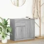 Aparador con cajón gris Sonoma 71x35x65 cm madera de ingeniería by , Sideboards - Ref: Foro24-861603, Price: 75,85 €, Discoun...