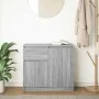 Aparador con cajón gris Sonoma 71x35x65 cm madera de ingeniería by , Sideboards - Ref: Foro24-861603, Price: 75,85 €, Discoun...