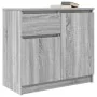 Aparador con cajón gris Sonoma 71x35x65 cm madera de ingeniería by , Sideboards - Ref: Foro24-861603, Price: 75,85 €, Discoun...
