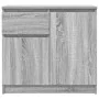 Aparador con cajón gris Sonoma 71x35x65 cm madera de ingeniería by , Sideboards - Ref: Foro24-861603, Price: 75,85 €, Discoun...