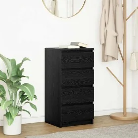 Aparador de madera de roble negro 37,5x35x76 cm by , Sideboards - Ref: Foro24-861752, Price: 78,40 €, Discount: %