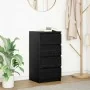 Aparador de madera de roble negro 37,5x35x76 cm by , Sideboards - Ref: Foro24-861752, Price: 78,40 €, Discount: %