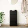 Aparador de madera de roble negro 37,5x35x76 cm by , Sideboards - Ref: Foro24-861752, Price: 78,40 €, Discount: %