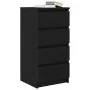 Aparador de madera de roble negro 37,5x35x76 cm by , Sideboards - Ref: Foro24-861752, Price: 78,40 €, Discount: %