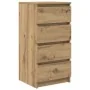 Aparador Artisan Roble 37,5x35x76 cm Madera de ingeniería by , Sideboards - Ref: Foro24-861759, Price: 81,89 €, Discount: %