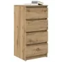 Aparador Artisan Roble 37,5x35x76 cm Madera de ingeniería by , Sideboards - Ref: Foro24-861759, Price: 81,89 €, Discount: %