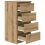 Aparador Artisan Roble 37,5x35x76 cm Madera de ingeniería by , Sideboards - Ref: Foro24-861759, Price: 81,89 €, Discount: %