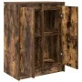 Aparador roble ahumado 57x34x76 cm madera de ingeniería von , Sideboards - Ref: Foro24-861620, Preis: 70,16 €, Rabatt: %