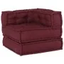 Puf modular tela granate 70x70x54 cm by , Cushions for chairs and sofas - Ref: Foro24-4019029, Price: 168,43 €, Discount: %