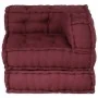 Puf modular tela granate 70x70x54 cm by , Cushions for chairs and sofas - Ref: Foro24-4019029, Price: 168,43 €, Discount: %