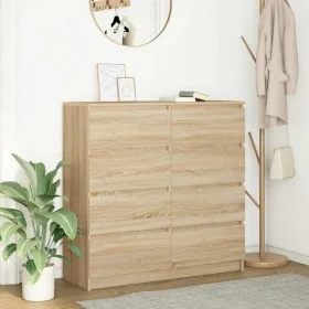 Aparador de madera de ingeniería roble Sonoma 100x35x99 cm by , Sideboards - Ref: Foro24-3328491, Price: 152,08 €, Discount: %