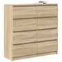 Aparador de madera de ingeniería roble Sonoma 100x35x99 cm by , Sideboards - Ref: Foro24-3328491, Price: 151,65 €, Discount: %