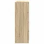 Aparador de madera de ingeniería roble Sonoma 100x35x99 cm by , Sideboards - Ref: Foro24-3328491, Price: 151,65 €, Discount: %