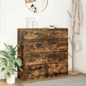 Aparador roble ahumado 100x35x99 cm madera de ingeniería von , Sideboards - Ref: Foro24-3328493, Preis: 155,05 €, Rabatt: %
