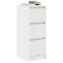 Aparador blanco 29,5x34x76 cm madera de ingeniería by , Sideboards - Ref: Foro24-861634, Price: 66,88 €, Discount: %