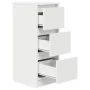 Aparador blanco 29,5x34x76 cm madera de ingeniería by , Sideboards - Ref: Foro24-861634, Price: 66,88 €, Discount: %