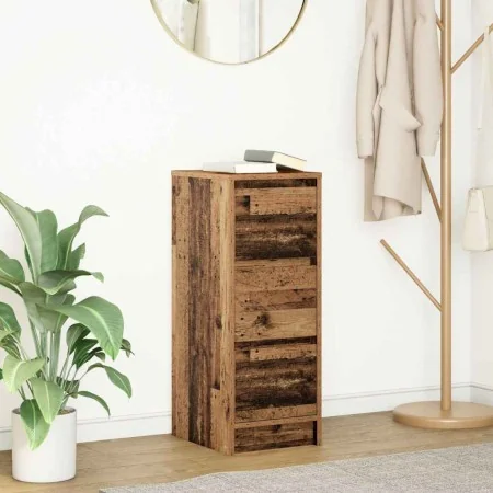 Aparador de madera de ingeniería envejecida 29,5x34x76 cm by , Sideboards - Ref: Foro24-861641, Price: 61,08 €, Discount: %
