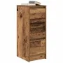 Aparador de madera de ingeniería envejecida 29,5x34x76 cm by , Sideboards - Ref: Foro24-861641, Price: 61,08 €, Discount: %