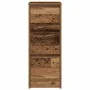 Aparador de madera de ingeniería envejecida 29,5x34x76 cm by , Sideboards - Ref: Foro24-861641, Price: 61,08 €, Discount: %