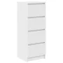 Aparador blanco 37,5x35x99 cm madera de ingeniería de , Aparadores - Ref: Foro24-861697, Precio: 87,06 €, Descuento: %