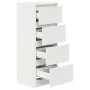 Aparador blanco 37,5x35x99 cm madera de ingeniería de , Aparadores - Ref: Foro24-861697, Precio: 87,06 €, Descuento: %