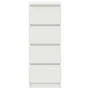 Aparador blanco 37,5x35x99 cm madera de ingeniería de , Aparadores - Ref: Foro24-861697, Precio: 87,06 €, Descuento: %