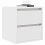 Mesillas de noche de pared 2 uds blanco 38x34x40 cm by , Nightstands - Ref: Foro24-861248, Price: 85,39 €, Discount: %