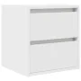 Mesillas de noche de pared 2 uds blanco 38x34x40 cm by , Nightstands - Ref: Foro24-861248, Price: 85,39 €, Discount: %
