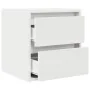 Mesillas de noche de pared 2 uds blanco 38x34x40 cm by , Nightstands - Ref: Foro24-861248, Price: 85,39 €, Discount: %