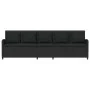 Sofá de jardín de 5 plazas con cojines ratán sintético negro by , Garden sets - Ref: Foro24-4104112, Price: 326,36 €, Discoun...